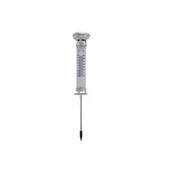 Lampa solara cu termometru, Lotus Led, inaltime 570 mm, 0.06 W Lampa solara cu termometru, Lotus Led, inaltime 570 mm, 0.06 W