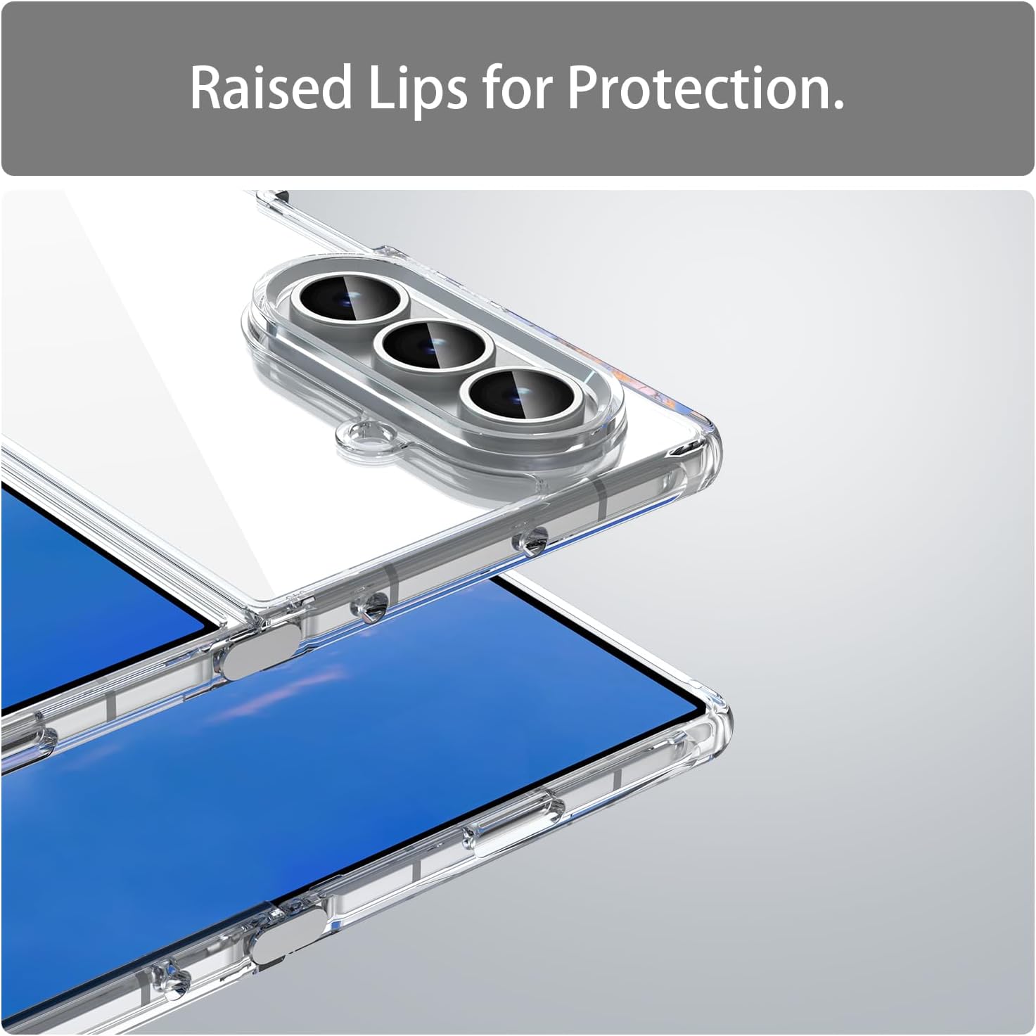 Husa pentru Samsung Galaxy Z Fold 8 Ultra Anti-Shock 1.5mm, transparent