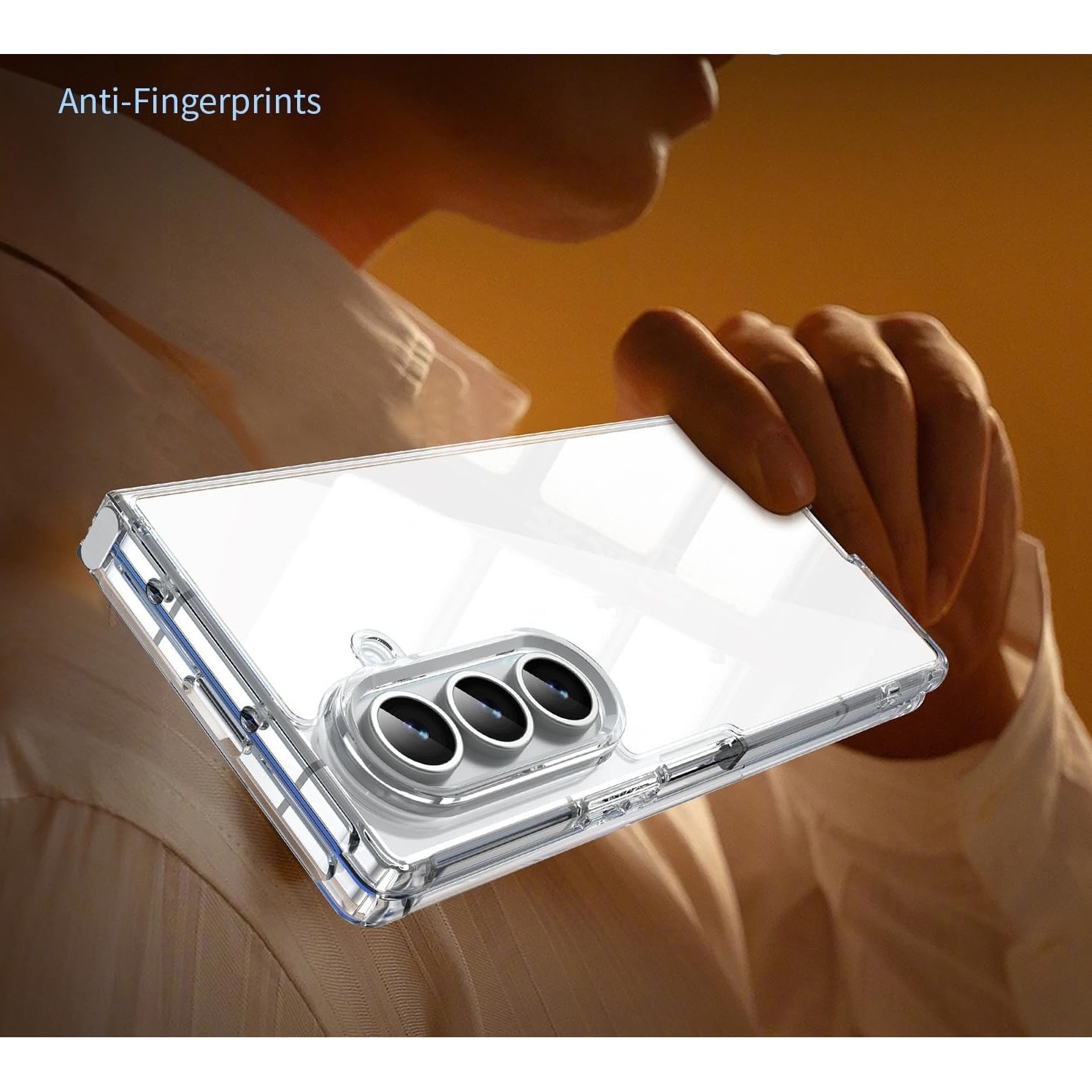 Husa pentru Samsung Galaxy Z Fold 8 Ultra Anti-Shock 1.5mm, transparent