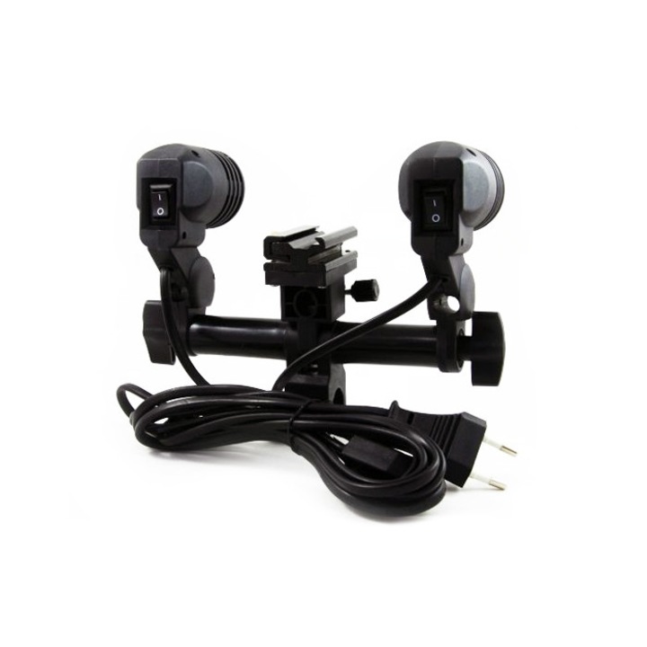 Cadru dublu pentru becuri si umbrela de studio, Massa