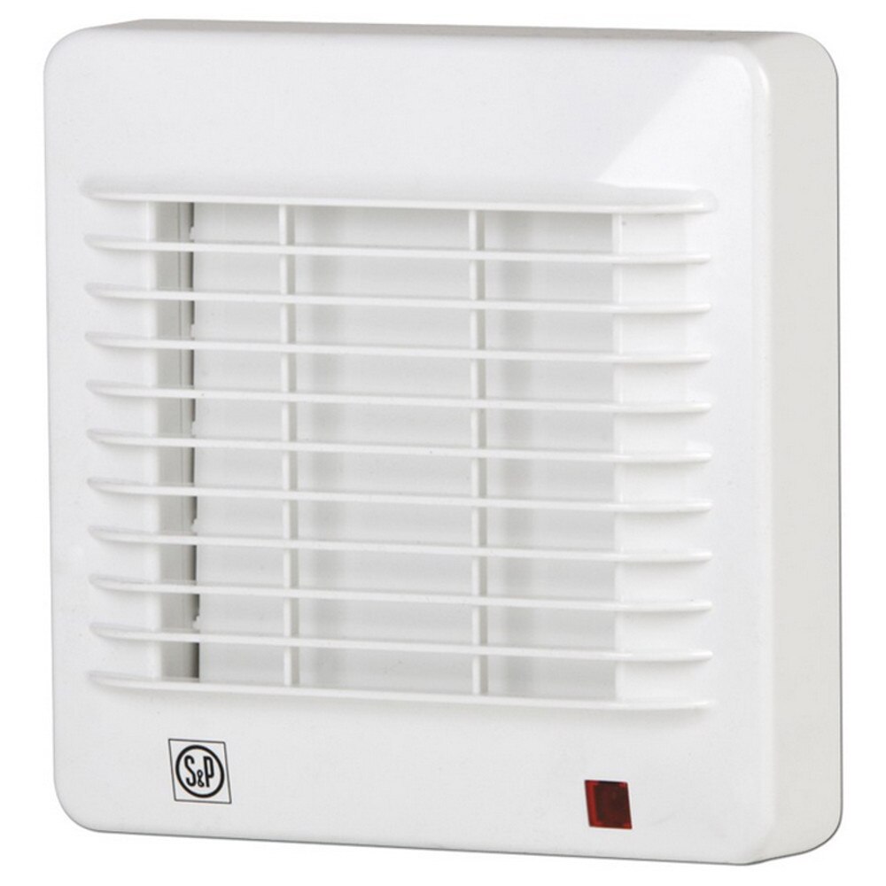 Ventilator de extractie pentru baie si grupuri sanitare Soler & Palau Silent EDM-100C, Sistem axial, Diametru 100 mm, 2450 RPM, Debit aer 95 mc/h