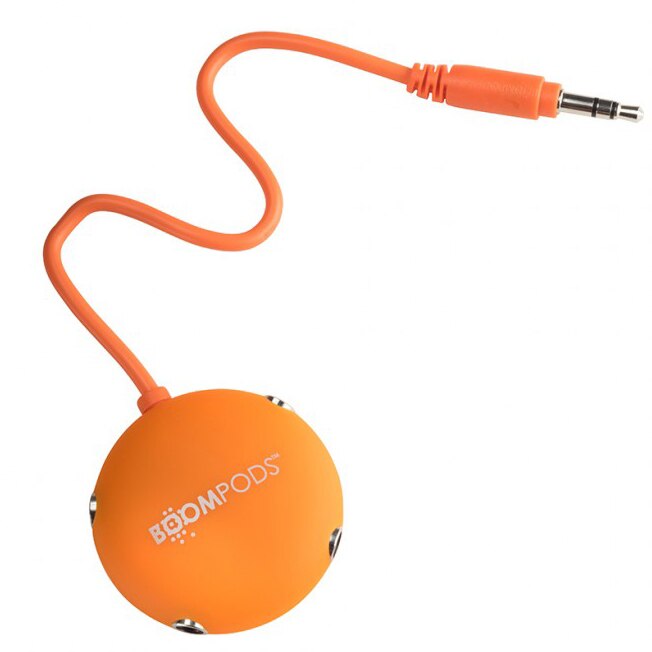 Adaptor Boompods Multipod Audio Splitter, Portocaliu