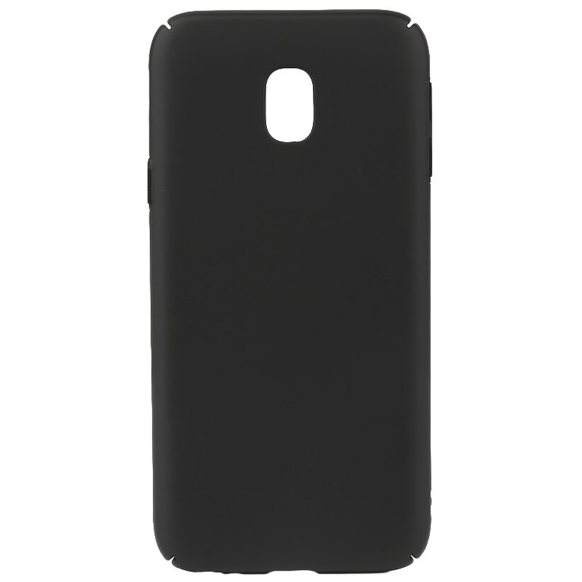 Husa de protectie Lemontti Hard Rubber Slim pentru Samsung Galaxy J3 (2017), Negru