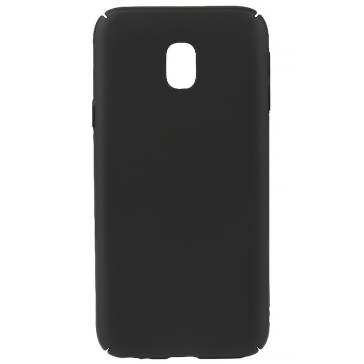 Калъф Lemontti Hard Rubber Slim съвместим със Samsung J3 (2017), черен