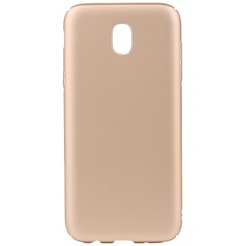 Husa de protectie Lemontti Hard Rubber Slim pentru Samsung Galaxy J5 (2017), Auriu