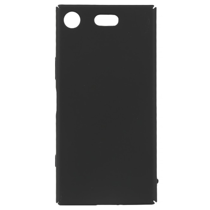 Husa de protectie Lemontti Hard Rubber Slim pentru Sony Xperia XZ1 Compact, Negru