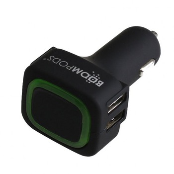 Incarcator auto Boompods, Quad USB, 6A, Negru Incarcator auto Boompods, Quad USB, 6A, Negru