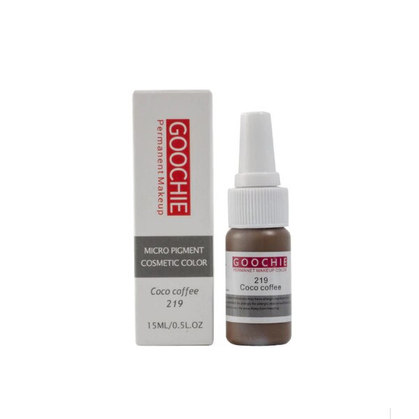 Pigment tatuaj cosmetic Goochie, 219 Coco Coffee, 15ml