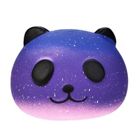 Jucarie Squishy, Urs panda, Albastru