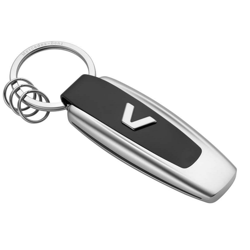Breloc Mercedes Clasa V, Argintiu/Negru