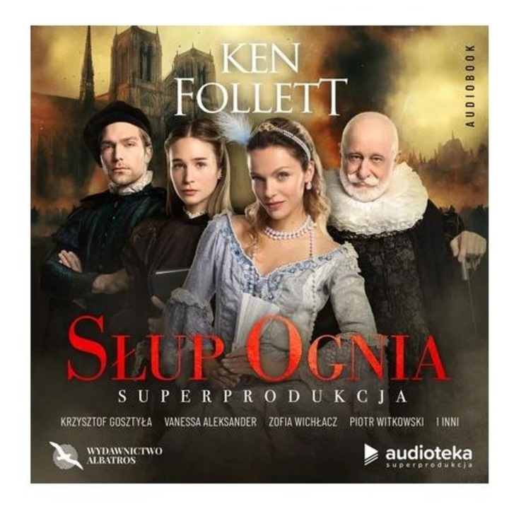 Slup ognia, Ken Follett, Wydawnictwo Albatros, audiobook pe CD