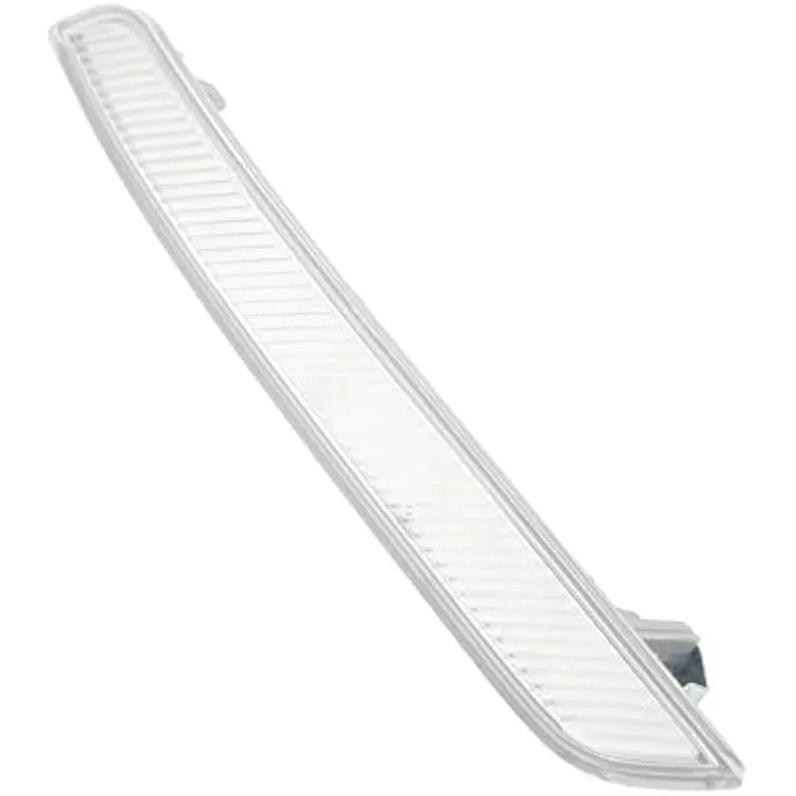Reflector pentru bara fata K0538-C260807-1842-AMZ compatibil BMW X6 E71/X5 M E70 (2008-2013), alb transparent, ABS