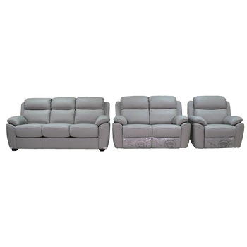 Set PIELE NATURALA, canapea 3 locuri extensibila, canapea 2 locuri cu 2 reclinere manuale si 1 fotoliu cu recliner manual,Md 2631, Piele naturala suprafata de contact, gri 3586 Set PIELE NATURALA, canapea 3 locuri extensibila, canapea 2 locuri cu 2 reclinere manuale si 1 fotoliu cu recliner manual,Md 2631, Piele naturala suprafata de contact, gri 3586