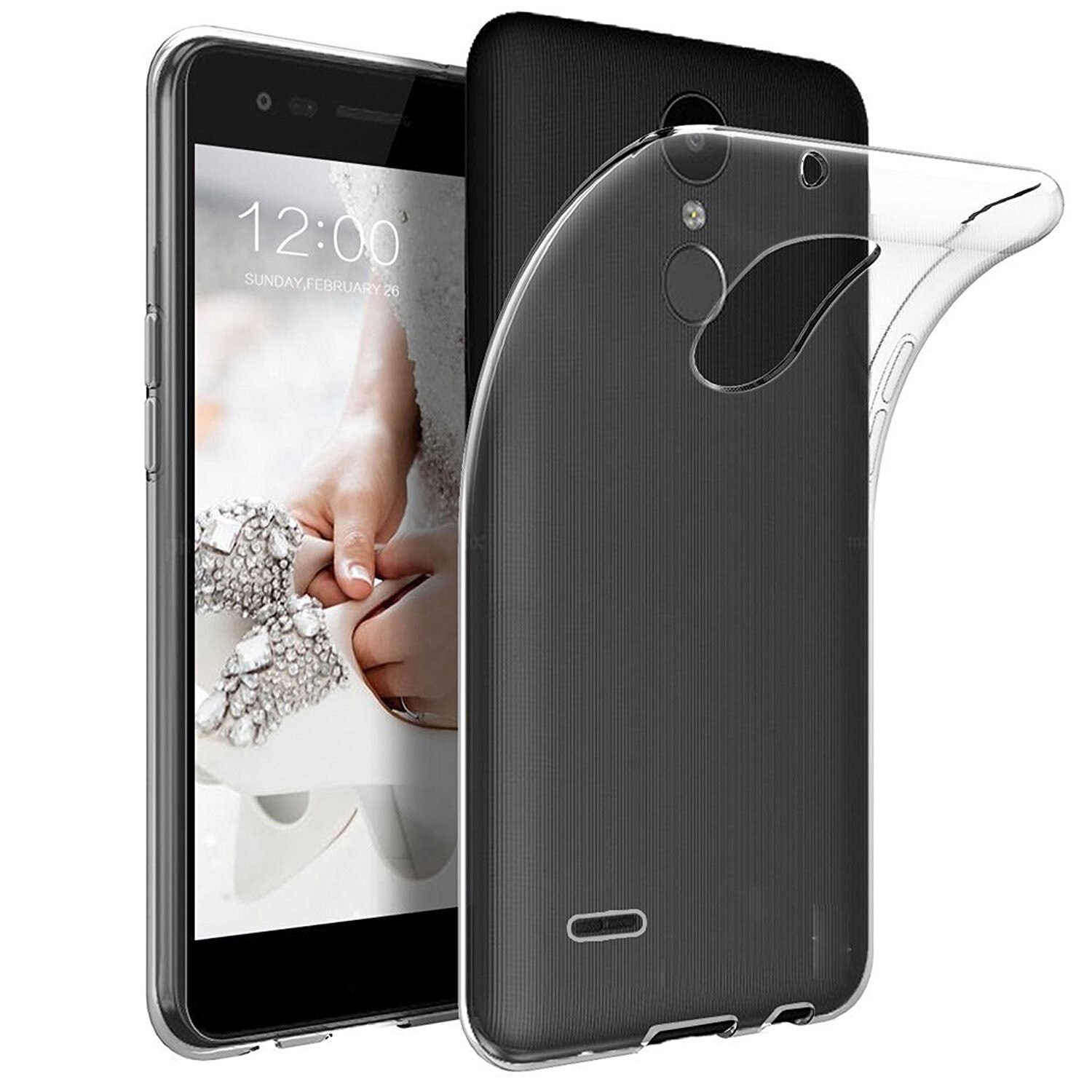 Husa de protectie ultraslim LG K8 2017, Silicon, Transparent