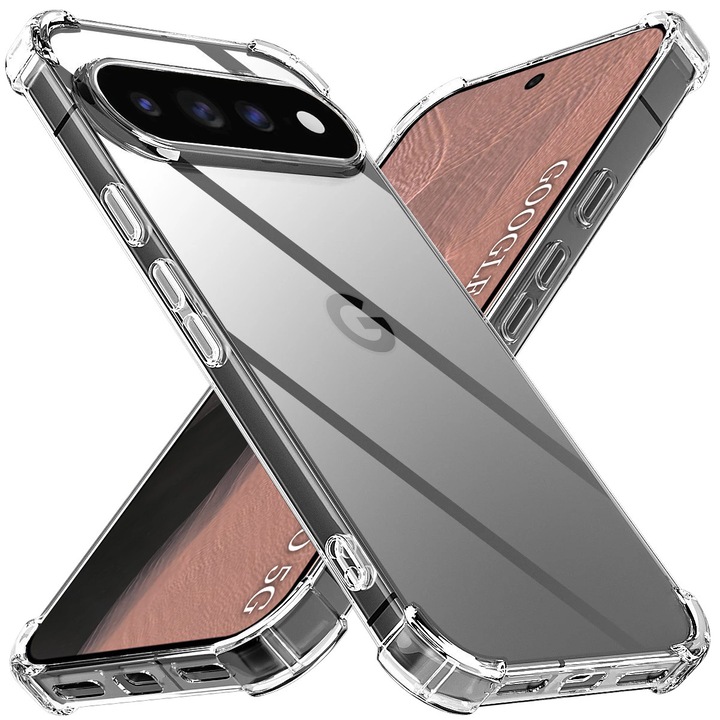 Husa pentru Google Pixel 11 Pro DaDen Antishock, Ultra Protection, Protectie colturi, Anti soc, Rezistenta la impact, Transparenta