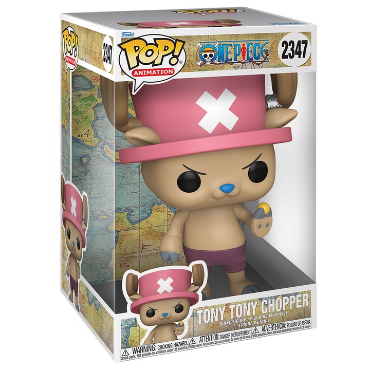 Фигурка Funko Pop! Animation One Piece Tony Tony Chopper, джъмбо, винил, многоцветен, модел 2347