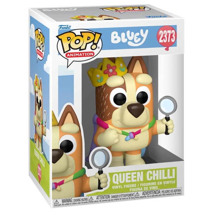 Фигурка FUNKO POP! Animation 2373 Bluey Queen Chilli, лицензиран винил, многоцветна, 1 бр