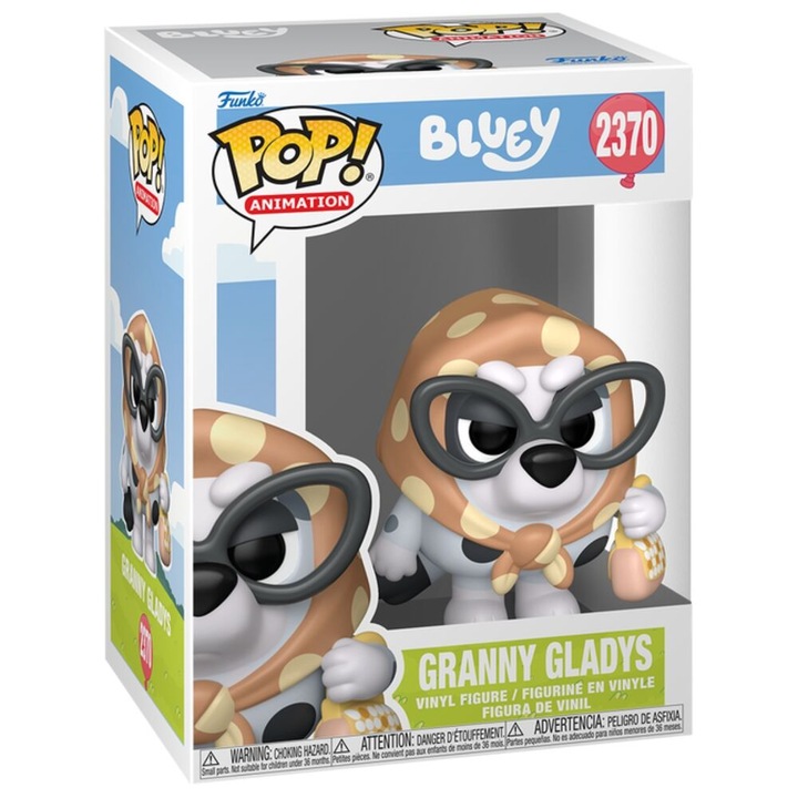 Фигурка винил Funko Pop! Bluey Granny Gladys, Pop! Animation 2370, многоцветен, 1 бр