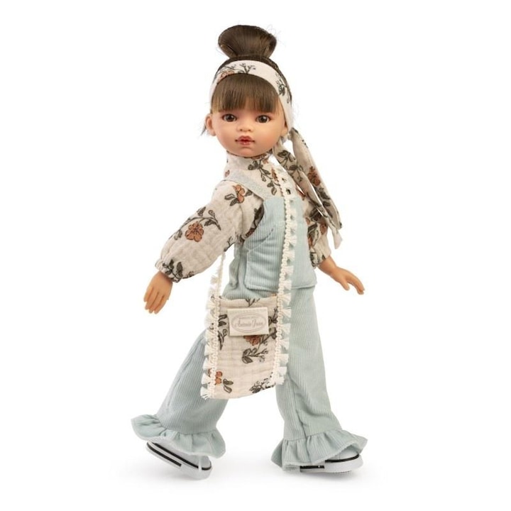 Papusa Antonio Juan Emily Boho din vinil, pentru pieptanat, multicolor, 33 cm, model 783936