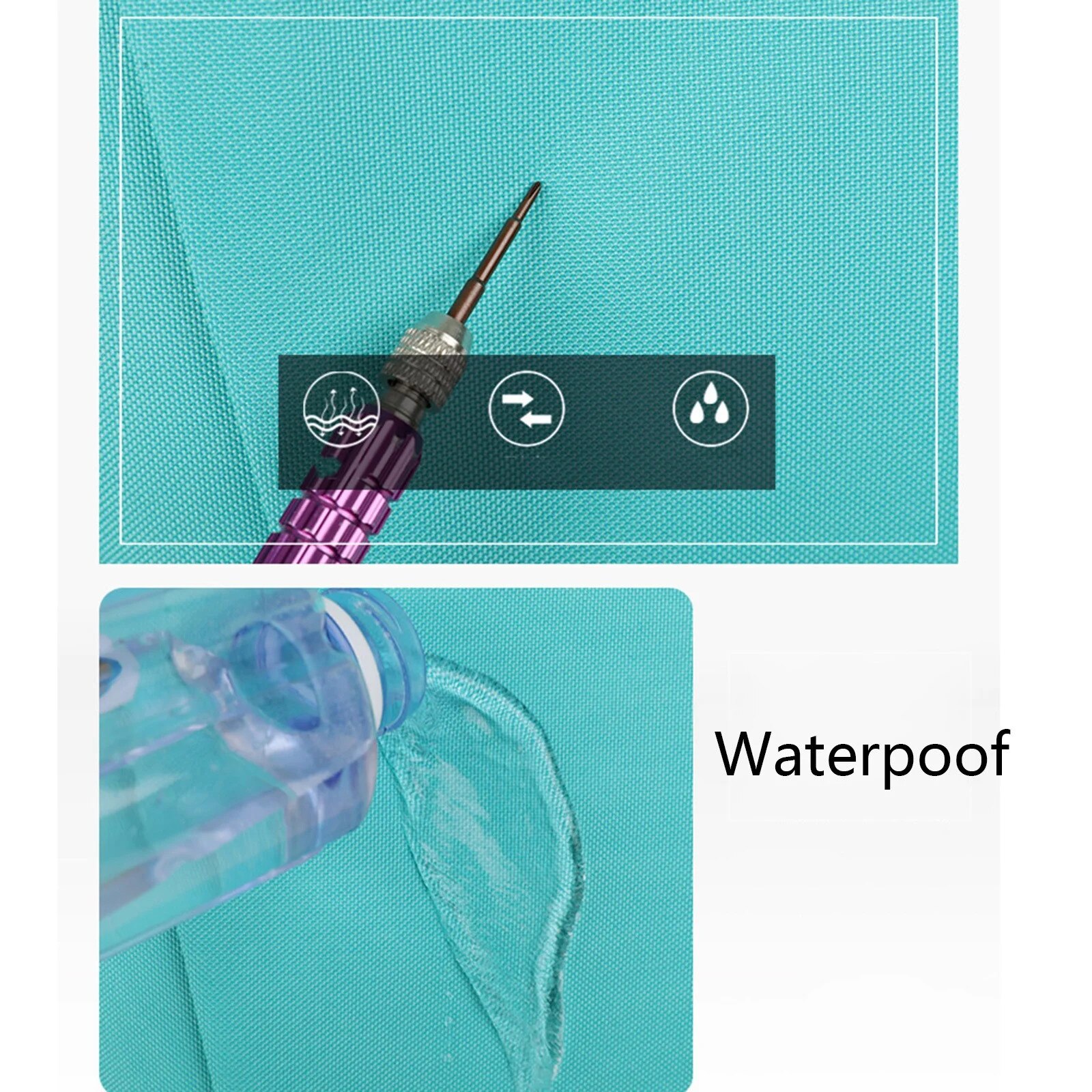 YANYXR, rucsac laptop din material textil cu baza din PU rezistent la apa, convertibil cu buzunare multiple, BCS3251863, gri/maro
