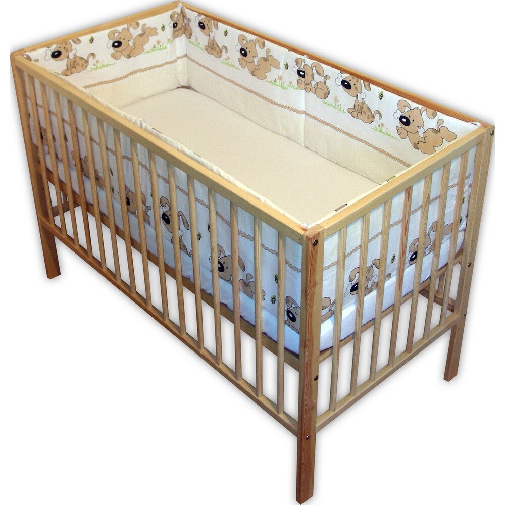 Set aparatoare catelus in patut 120 x 60 cm