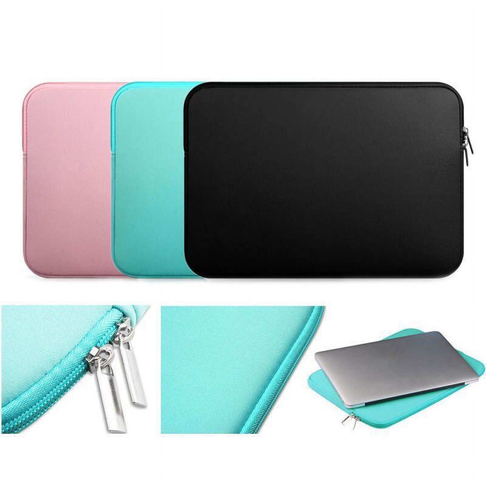 Husa laptop ZYBLSSBB LSM2xh819-BCS0029858, neopren slim rezistenta la apa, dublu fermoar, negru, 35 x 24 x 2 cm (13")