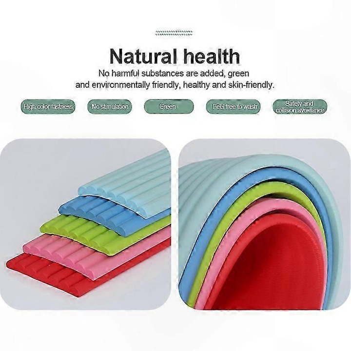 Banda de protectie anti-soc pentru colturi din spuma extra groasa W-020 FG123K0225-260807-3766, 80 mm x 8 mm x 2 m, multicolor
