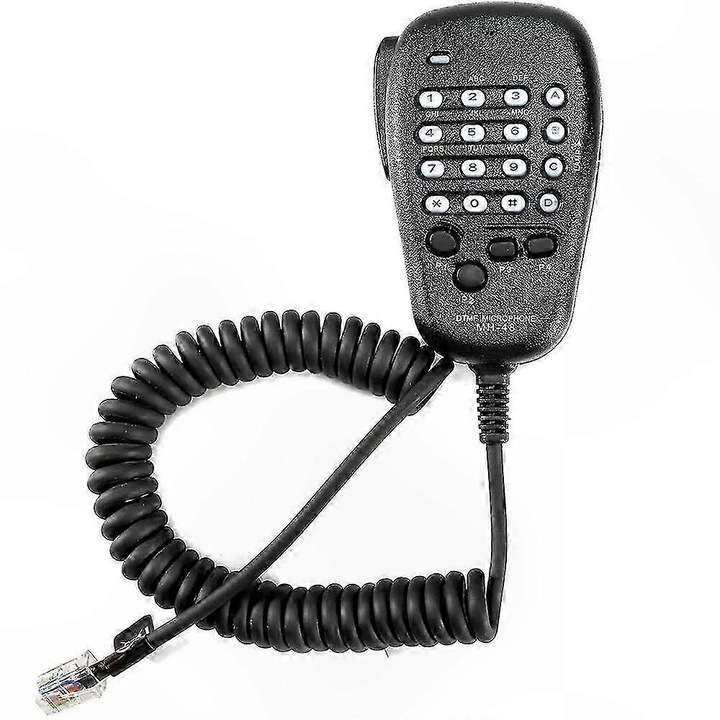 Microfon DTMF MH-48A6J pentru Yaesu FT-7800R/FT-8800R/FT-8900R, conector 6-pin RJ, negru