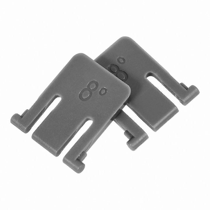 Billentyűzet lábak FG123K0225-260807-6105, kompatibilis K220/K360/K270/K260/K275/K235, ABS, fekete, pár, 2.6 x 2.1 x 0.3 cm