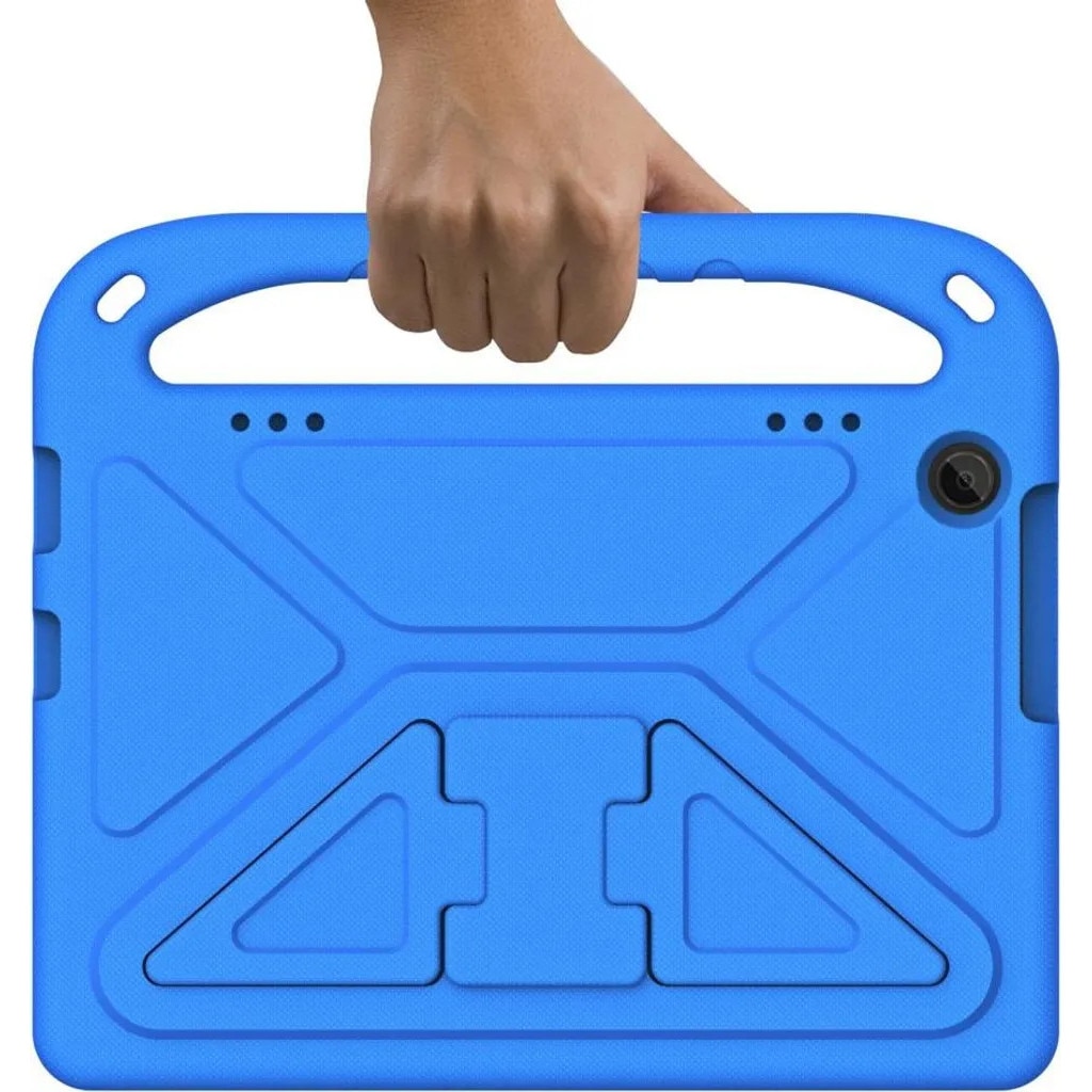 Husa protectoare pentru Lenovo Tab M10 Gen 3 K0345-0808-KFCJ-xw161, antisoc pentru copii, cu maner si suport incorporat, albastru