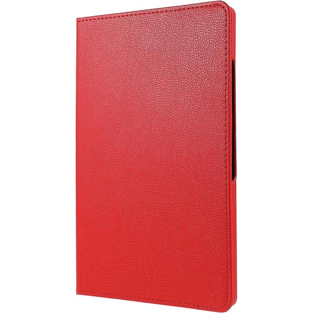 Husa rotativa 360° pentru Samsung Galaxy Tab A8 10.5 (2021) din piele ecologica, rosu, K0345-0808-KFCJ-xw181