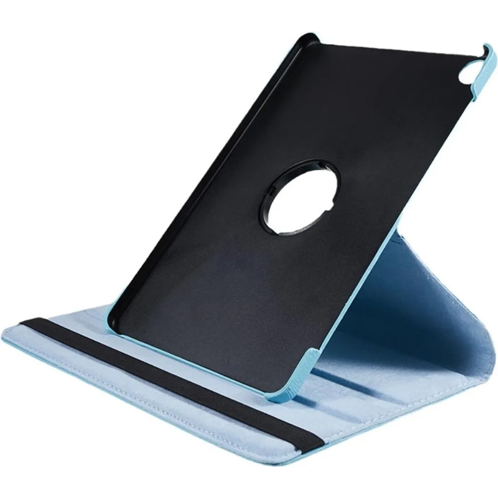 Husa rotativa pentru Lenovo Tab M10 Gen 3 K0345-0808-KFCJ-xw136, 360° rotativa, din piele sintetica cu functie stand portret/peisaj, albastru deschis