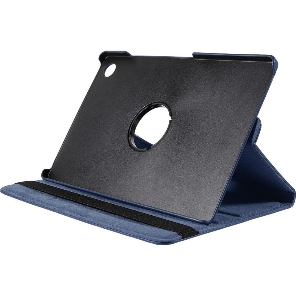 Husa rotativa 360° pentru Samsung Galaxy Tab A8 10.5 (2021) K0345-0808-KFCJ-xw304, piele ecologica, albastru inchis