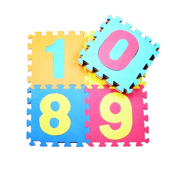Covoras puzzle din spuma EVA 10 buc CIFRE Covoras puzzle din spuma EVA 10 buc CIFRE