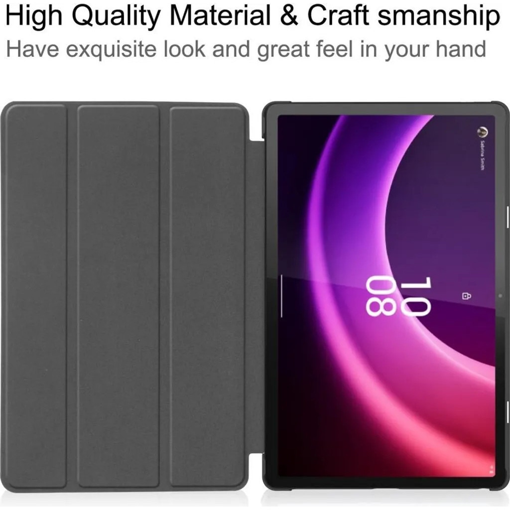 Husa tri-fold cu clapeta pentru Lenovo Tab P11 Gen 2, functie sleep/wake, albastru, K0345-0808-KFCJ-xw737