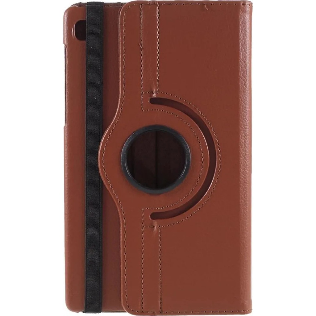 Husa cu rotatie 360° pentru Samsung Galaxy Tab A7 Lite, din piele ecologica, maro, model K0345-0808-KFCJ-xw1882