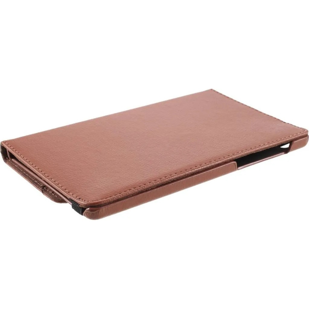 Husa cu rotatie 360° pentru Samsung Galaxy Tab A7 Lite, din piele ecologica, maro, model K0345-0808-KFCJ-xw1882
