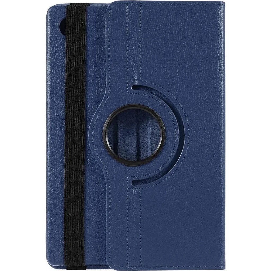 Husa rotativa 360° pentru Samsung Galaxy Tab A8 10.5 (2021) K0345-0808-KFCJ-xw304, piele ecologica, albastru inchis