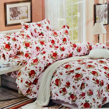 Lenjerie de pat cu doua fete bumbac de lux 2 persoane, 6 piese, color Katia454 Lenjerie de pat cu doua fete bumbac de lux 2 persoane, 6 piese, color Katia454