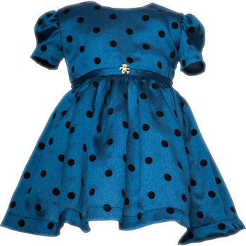 Rochita de ocazie, Couture Bebe, Teddy Bear, Albastru Rochita de ocazie, Couture Bebe, Teddy Bear, Albastru