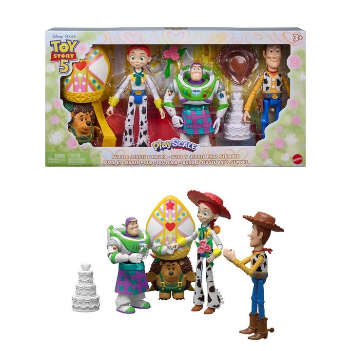 Disney Pixar Играта на играчките комплект от 5 броя 4 фигурки