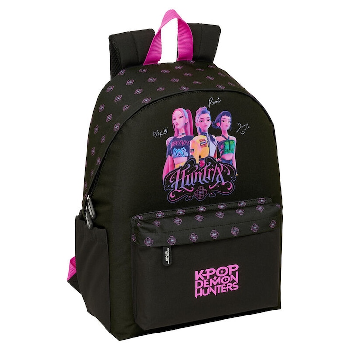 Safta, rucsac textil pentru laptop 14,1" Kpop Demon Hunters, Multicolor