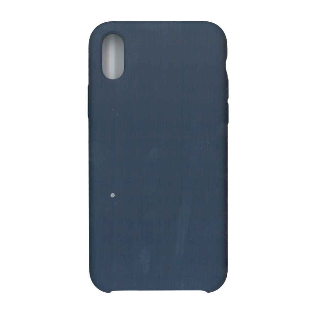 Husa din silicon mat EuroCell pentru iPhone X, bleumarin