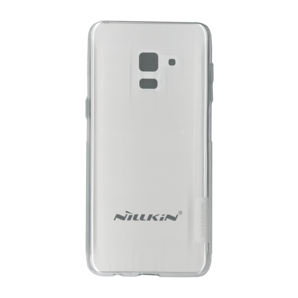 Husa din silicon Nillkin pentru Samsung Galaxy A8 2018, alb transparent
