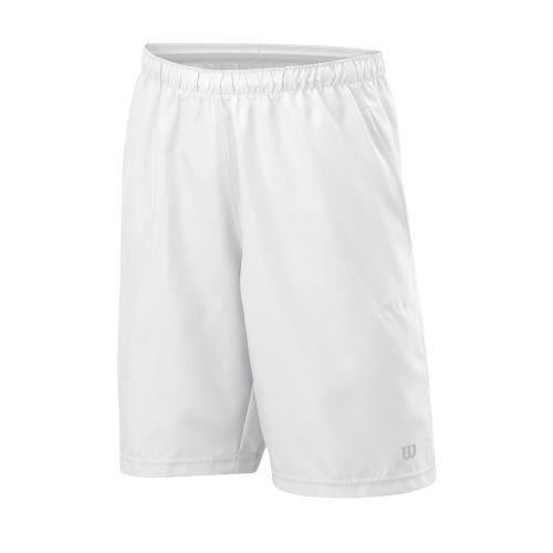 Pantalon scurt Wilson RUSH 8 WOVEN, juniori, alb, XS