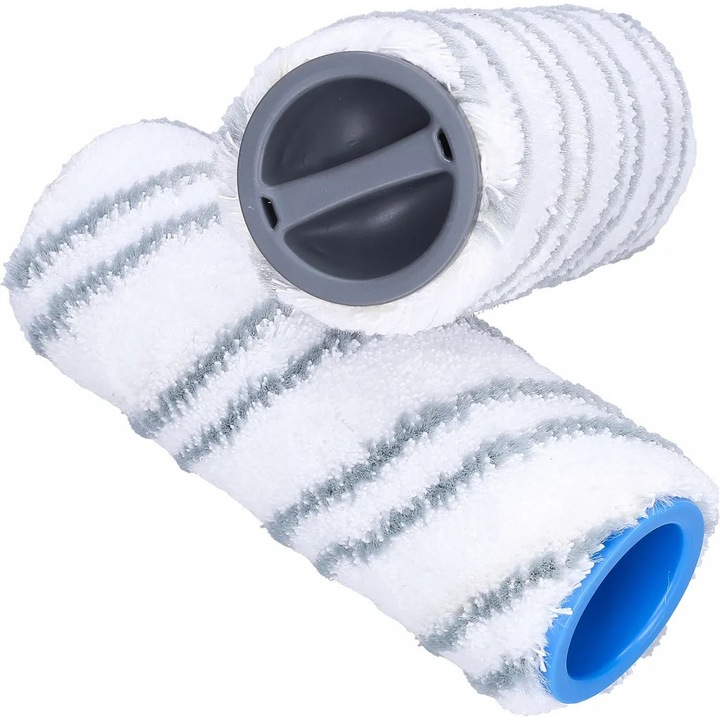 Set role de inlocuire pentru Karcher FC7/FC5/FC3/FC3D, compatibile cu 2.055-007.0/2.055-006.0, alb/gri, 2 buc., K0345-0808-KFCJ-xw27161