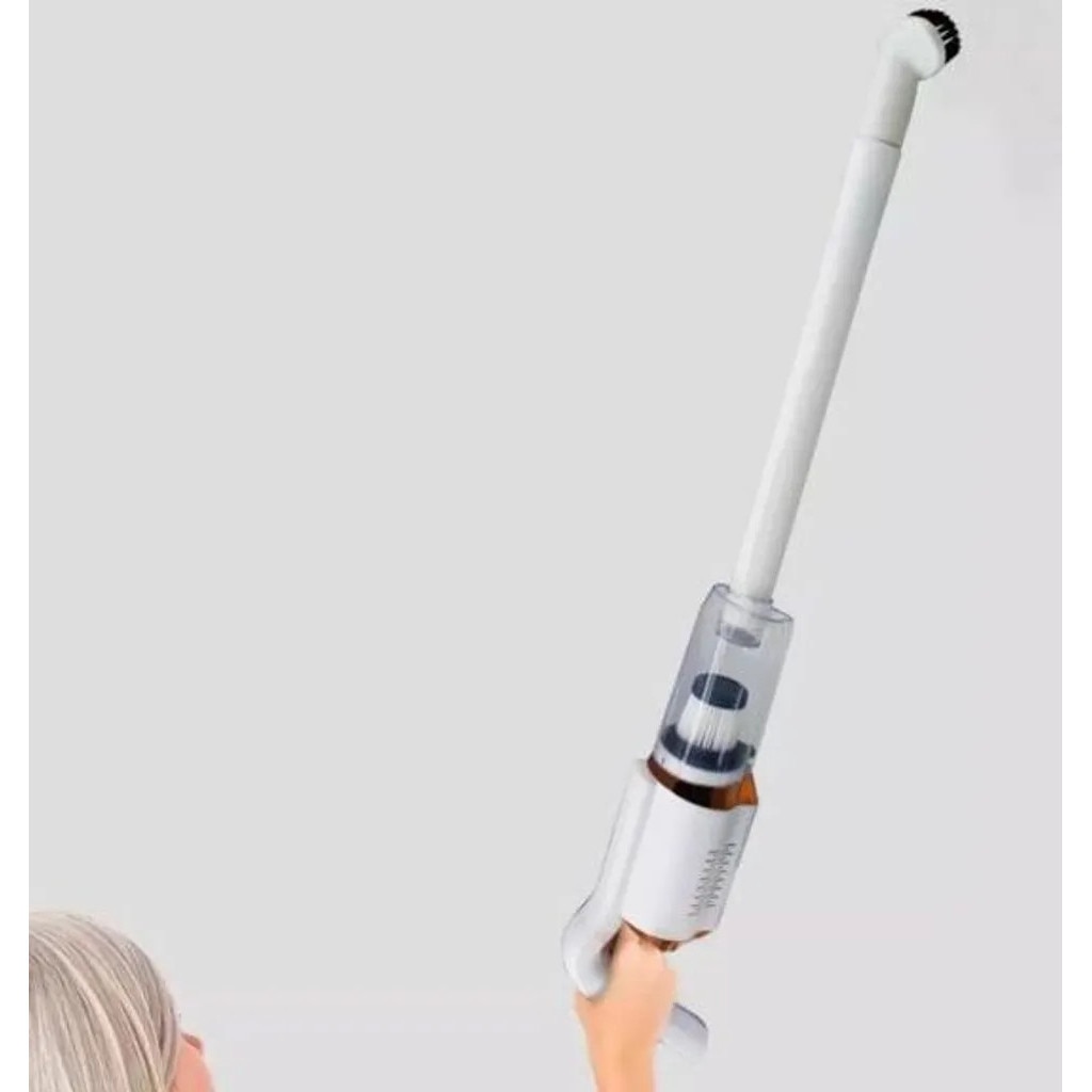 Aspirator vertical fara fir K0345-0808-KFCJ-xw28520, 2 in 1 cu functie mop, 10 W, acumulator 1200 mAh, filtru HEPA, incarcare USB, alb