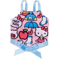 Set Hainute Mattel Barbie Hello Kitty - Top Roz cu Funda Albastra