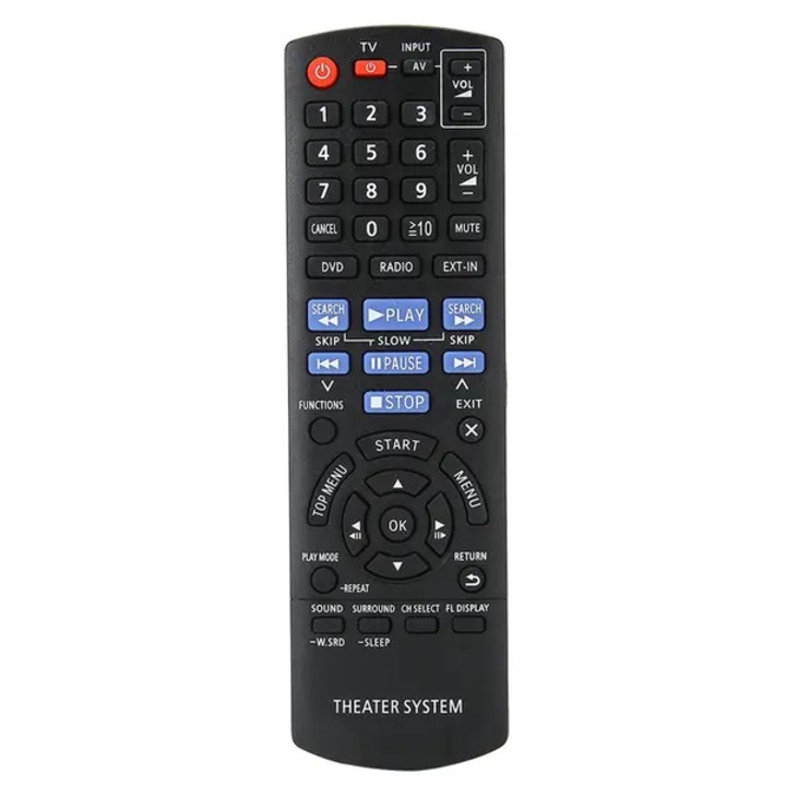 Telecomanda LCD TV N2QAYB000694, carcasa ABS, inlocuire compatibila pentru televizoare, negru, alimentare baterii AA (neincluse)