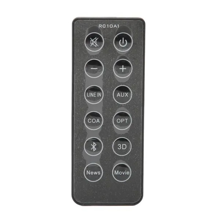 Telecomanda de inlocuire pentru Edifier B3 RC10A1, pentru sistem stereo, baterie incorporata CR2025 150mAh inclusa, negru